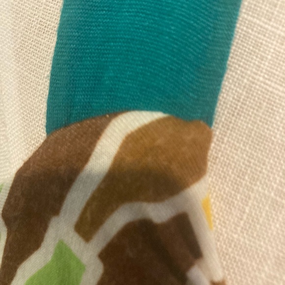 MIUSE szM multi-colored t-shirt dress w/teal strap - Picture 4 of 10